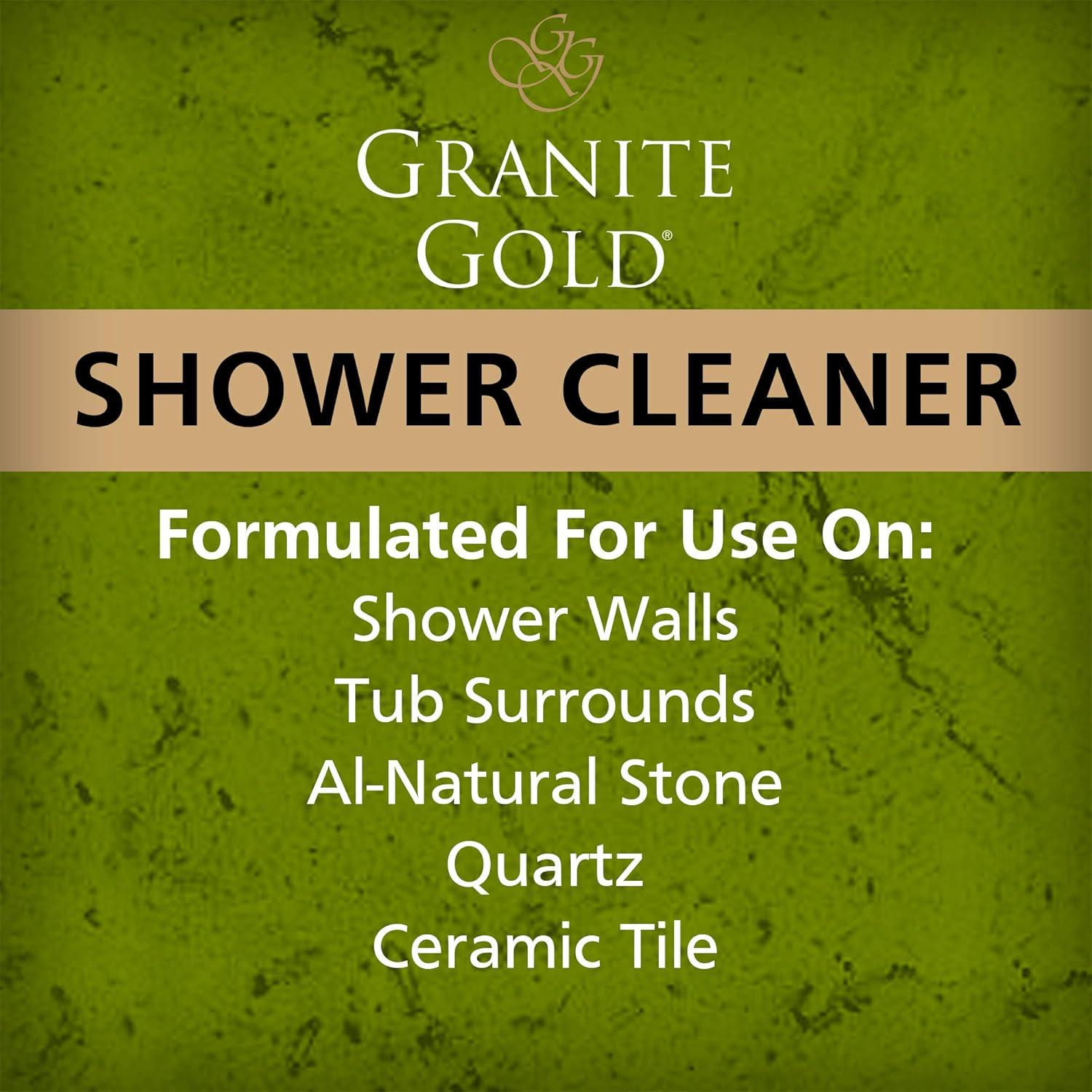 Granite Gold GG0039 Non-Toxic Shower Cleaner, Ammonia Free, 24 Oz, Each