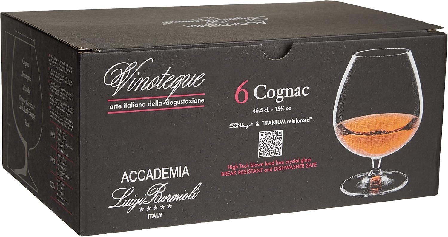 Luigi Bormioli Vinoteque 15.75 oz. Cognac and Spirits Glasses (Set of 6)