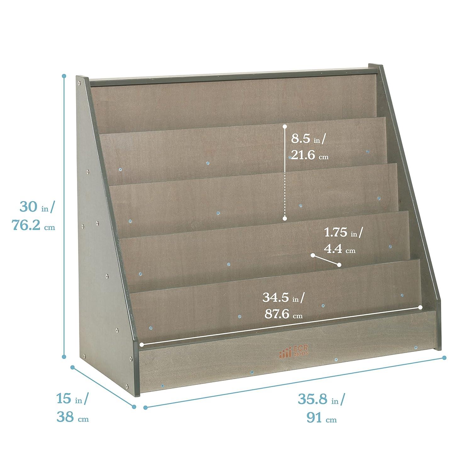 ECR4Kids Single-Sided Book Display, Classroom Bookshelf