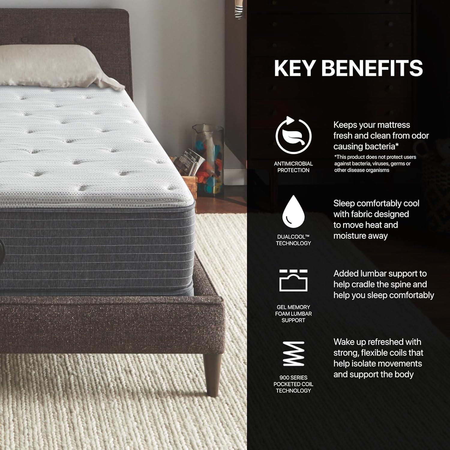 Beautyrest Silver BRS900 Plush 12" Innerspring Mattress