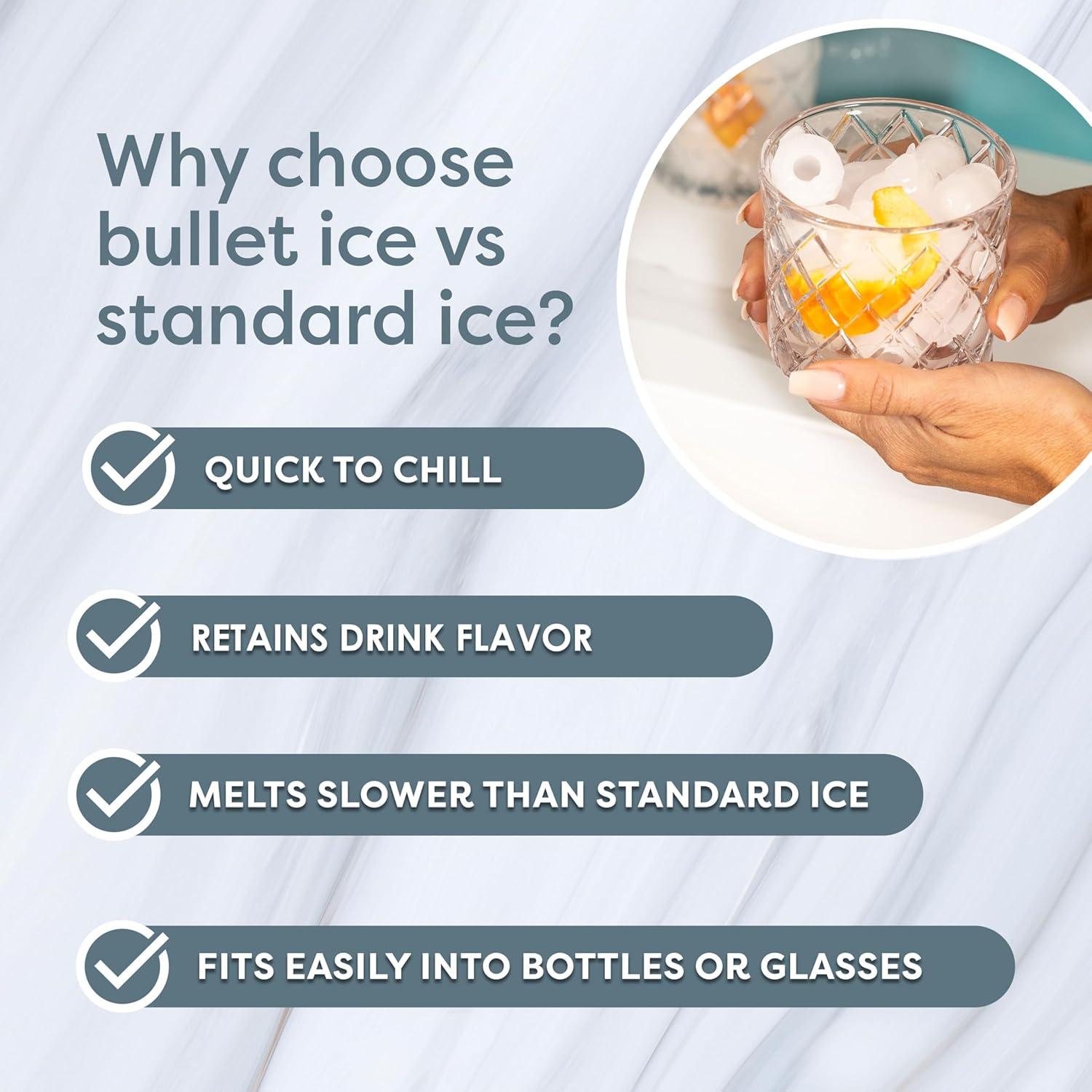 Igloo Handled Automatic Ice Machine Self Cleaning Countertop Ice Maker with Scoop, Black