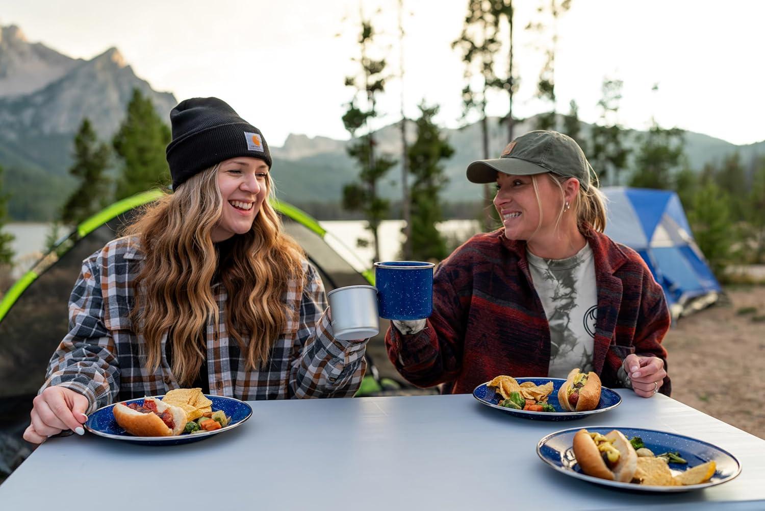 Stansport Heavy-Duty Camp Table with Benches