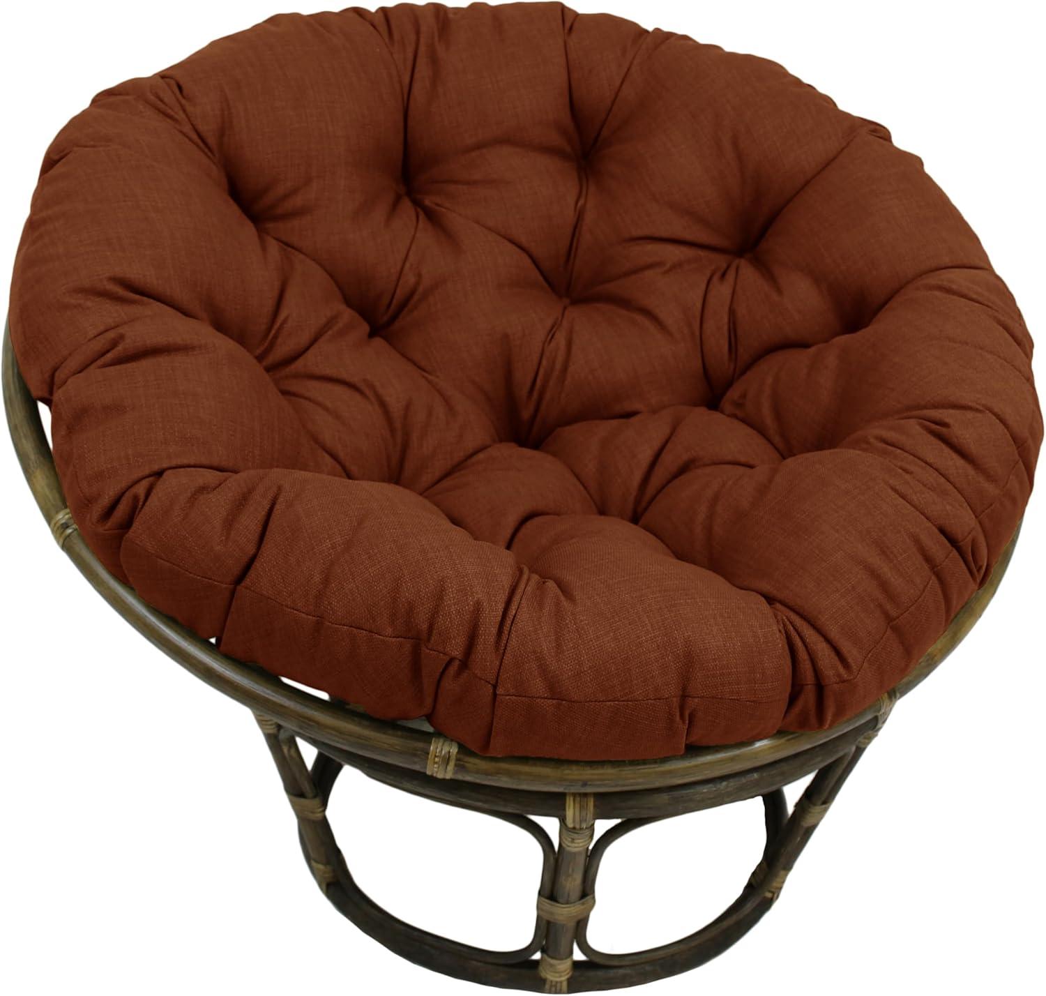 Blazing Needles 44-inch Solid Outdoor Spun Polyester Papasan Cushion (Fits 42-inch Papasan Frame) 93312-REO-SOL-06