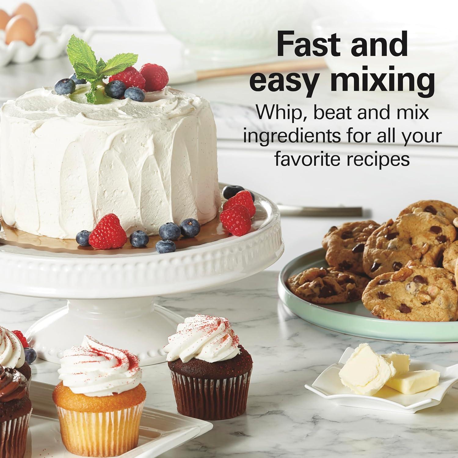 Hamilton Beach 62695V Hamilton Beach® Hand Mixer with Snap-on Case