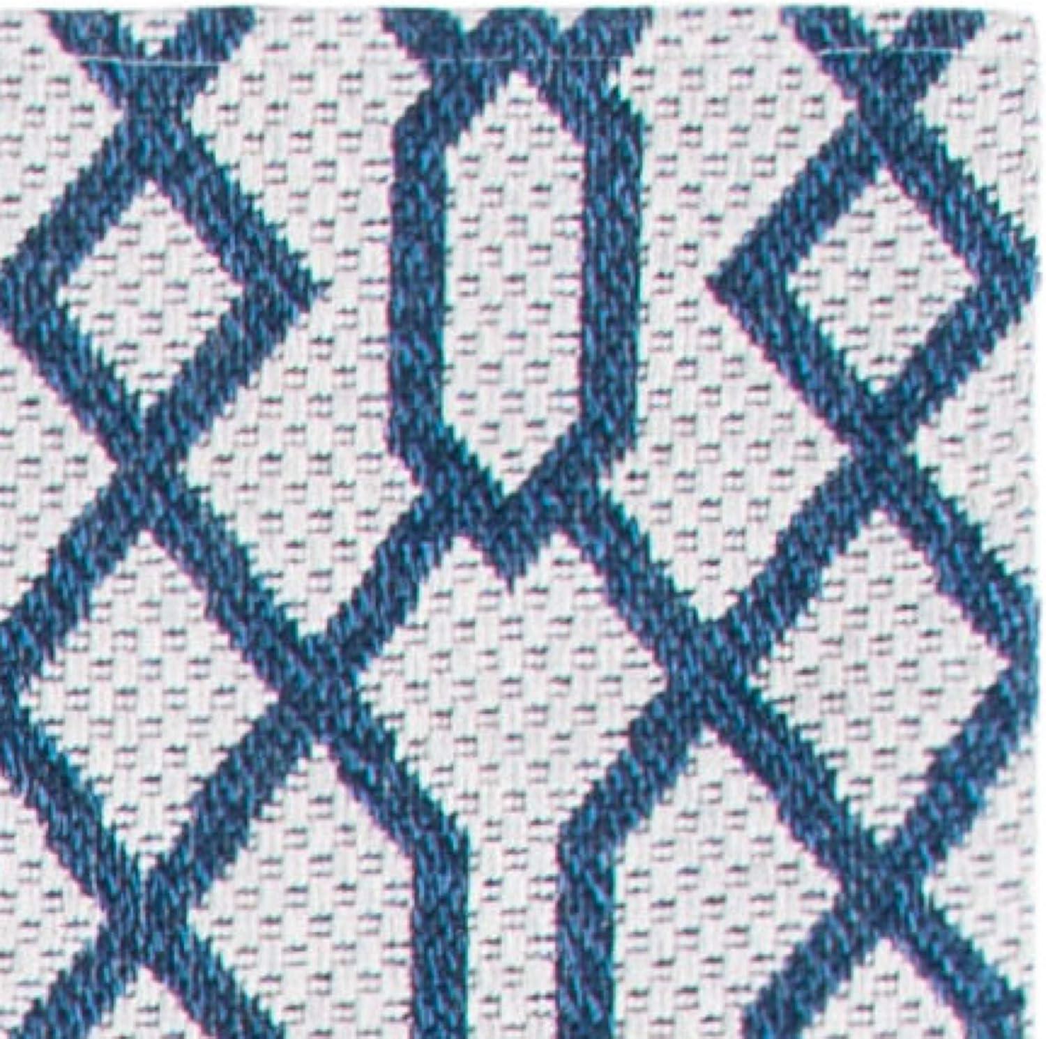 Augustine AGT421 Power Loomed Area Rug - Navy/Light Grey - 8'x10' - Safavieh.