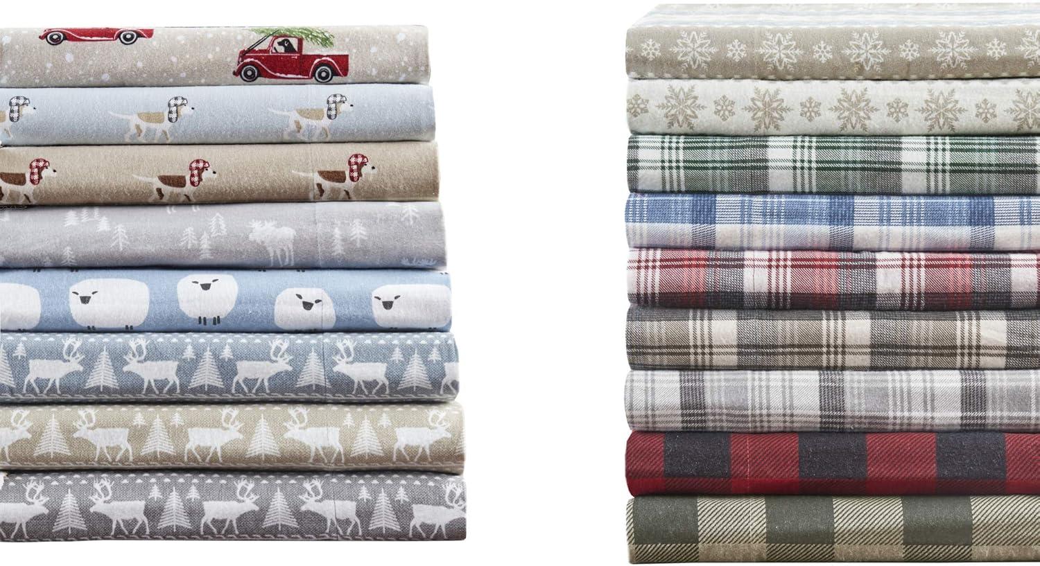 Woolrich 100% Cotton Flannel Sheet Set