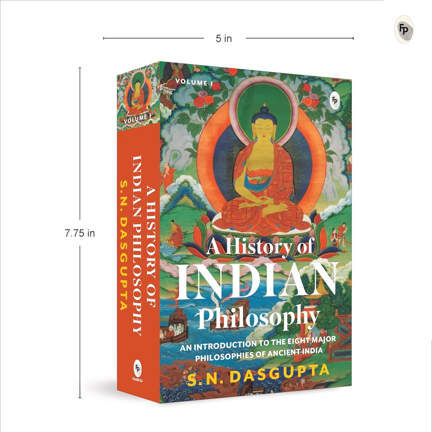 A History of Indian Philosophy: Vol. I, Multicolor Hardcover Book