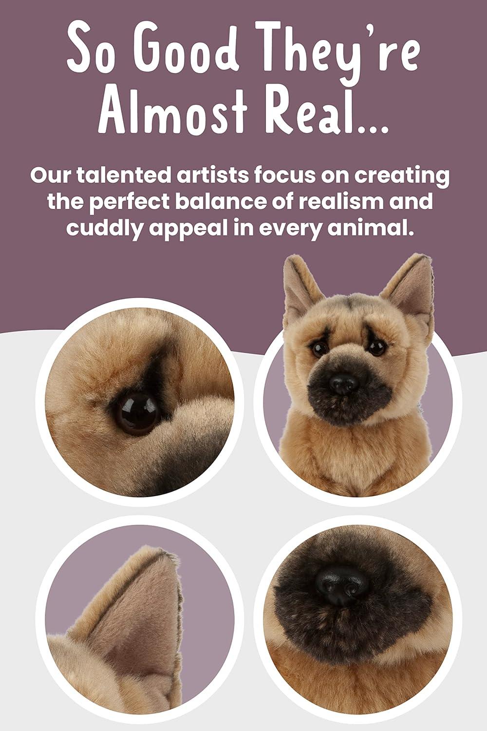 Living Nature German Shepherd Plush Toy