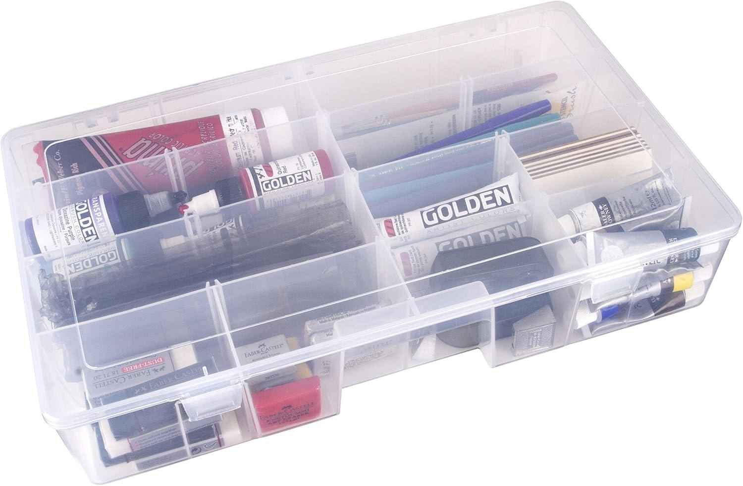 ArtBin Solutions Box, XL, Translucent, 15.25" x 8" x 3"