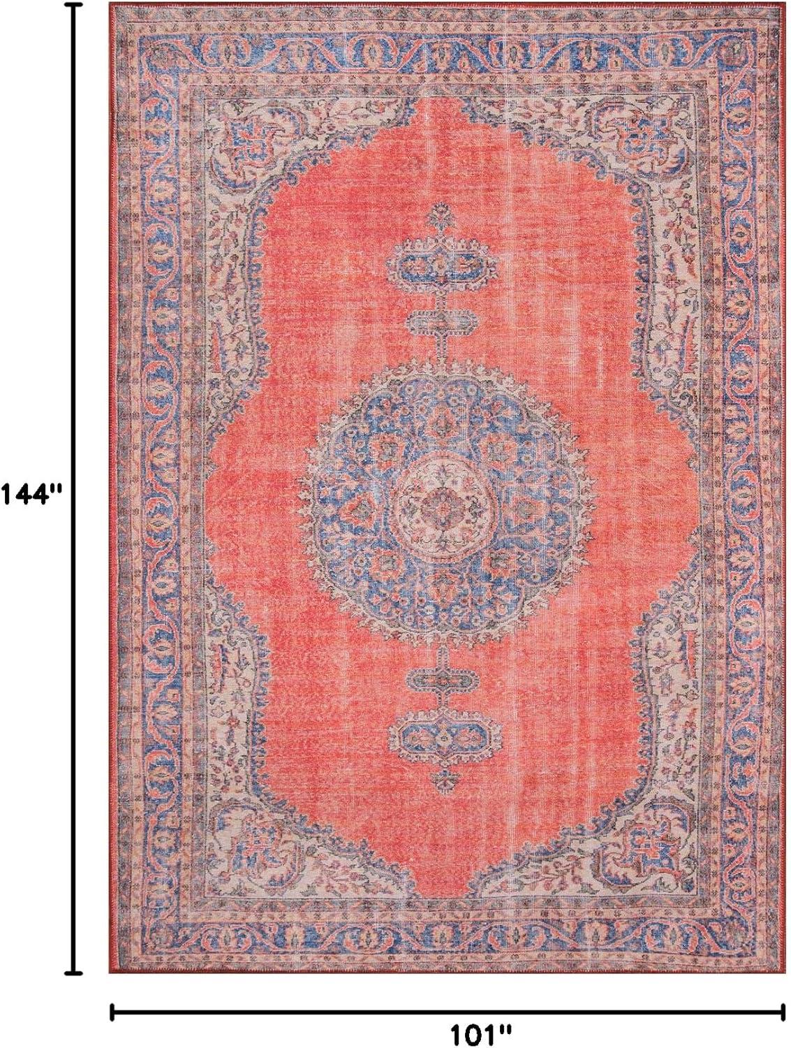 Momeni  Afshar Polyester Traditional Medallion Area Rug 8'5" x 12' 9' x 12' Indoor Rectangle