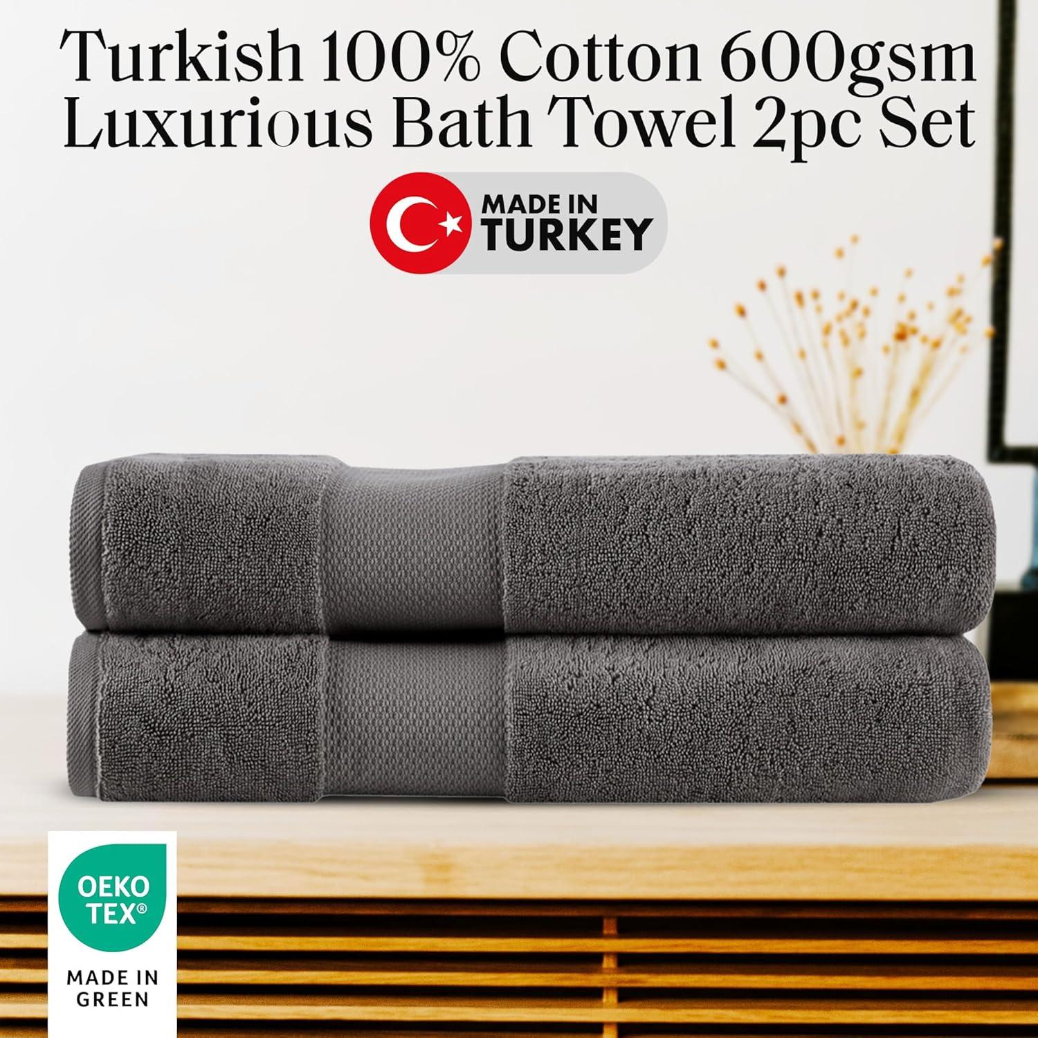 Madison Park Signature Turkish 100% Cotton Bath Sheet 2 Piece Set (Set of 2)