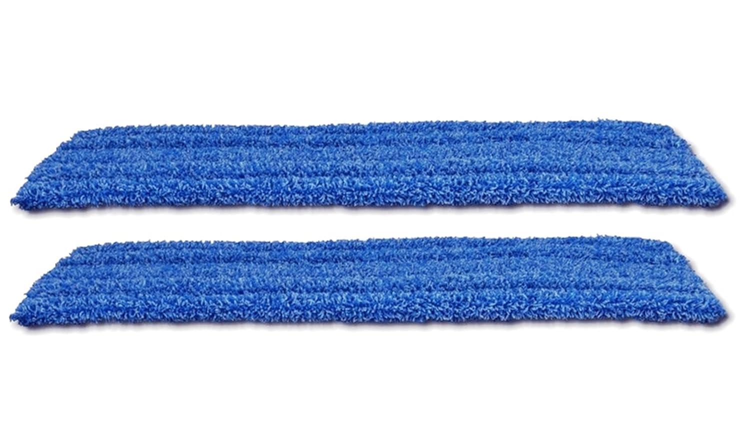 2-pack of 18 inch Inch Premium Microfiber Wet Mop Pads for Professional Commercial Microfiber Mops