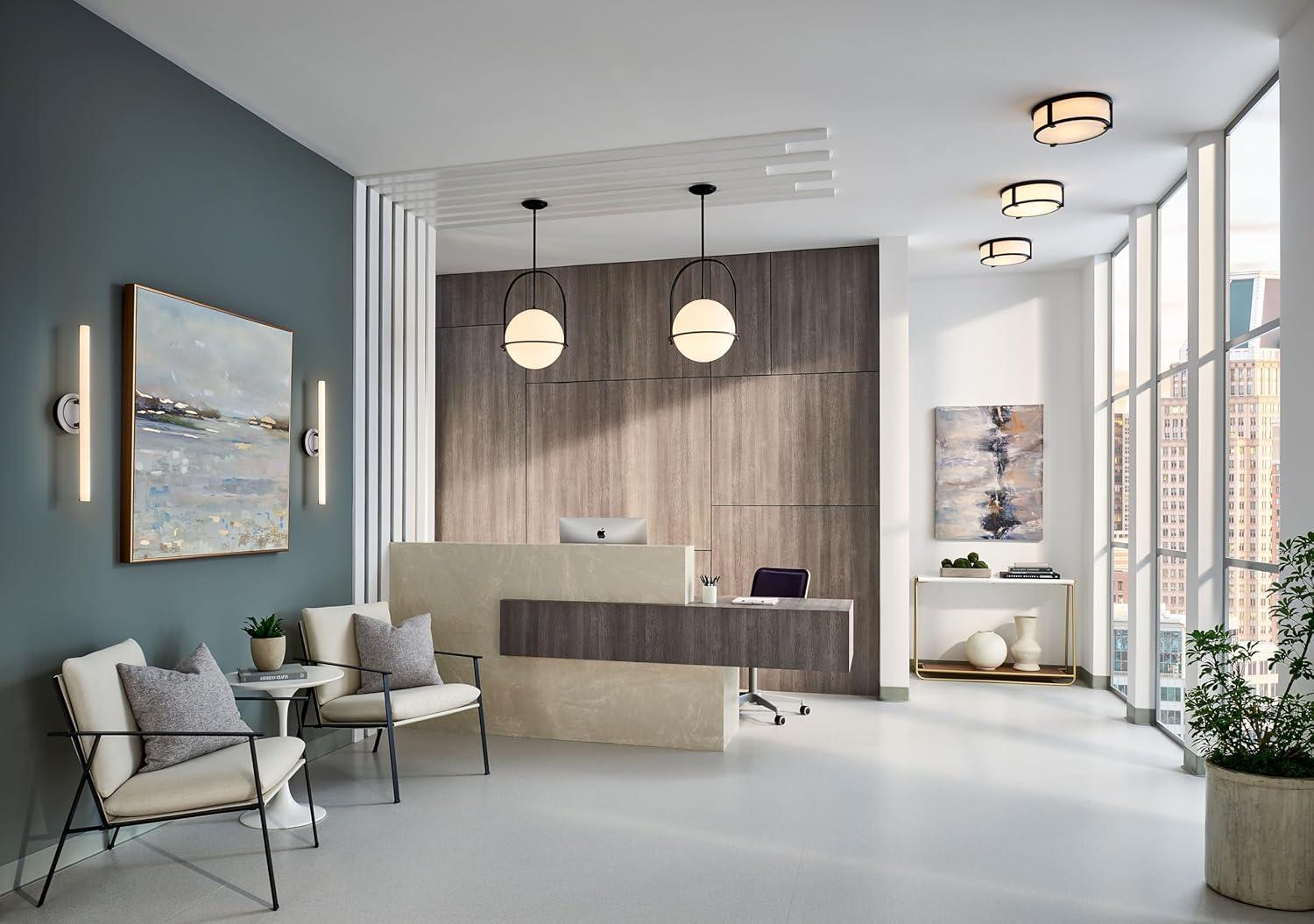 Arie Single Light Glass Dimmable Pendant