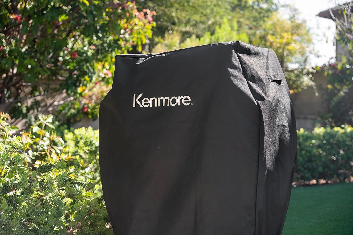 Kenmore Kenmore Grill Cover - 33-Inch Wide Cover Fits 2- and 3-Burner Gas Grills with Foldable Side Shelves