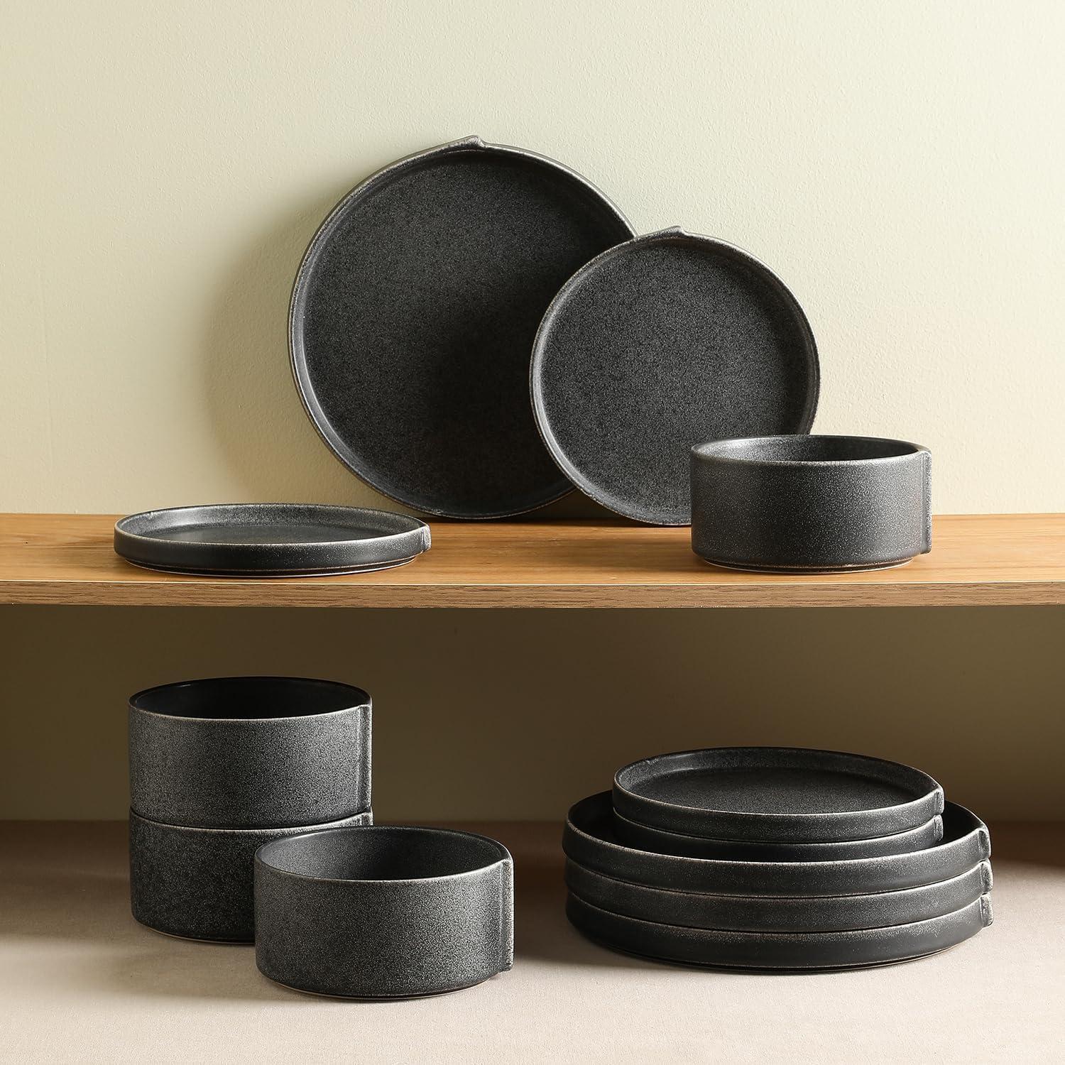 Stone Lain Bao 24-Piece Dinnerware Set Stoneware (Set of 24)