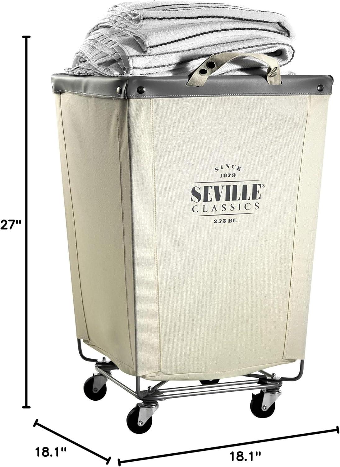 Rolling Commercial Laundry Hamper