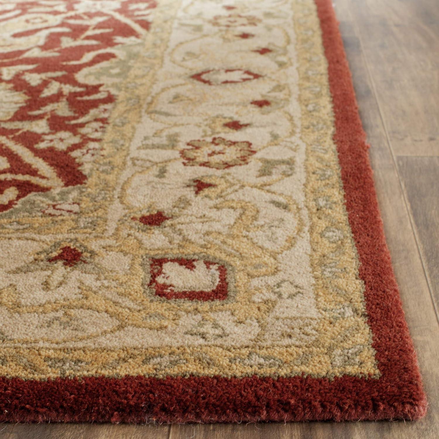 SAFAVIEH Antiquity Lilibeth Traditional Floral Wool Area Rug, Blue, 5' x 8'