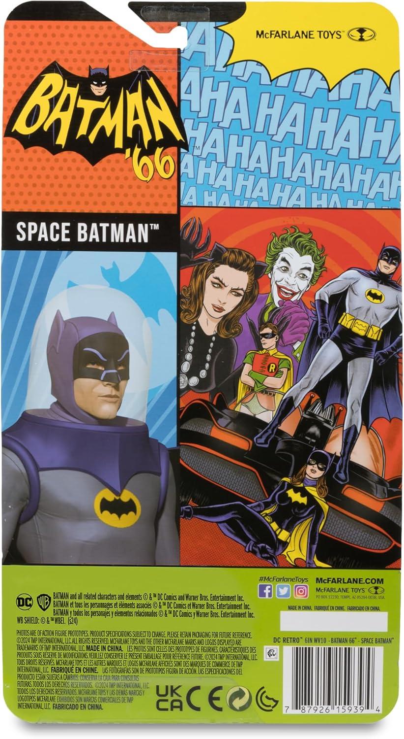 McFarlane Toys - McFarlane - DC Retro: Batman '66 Comic - 6" Space Batman Action Figure