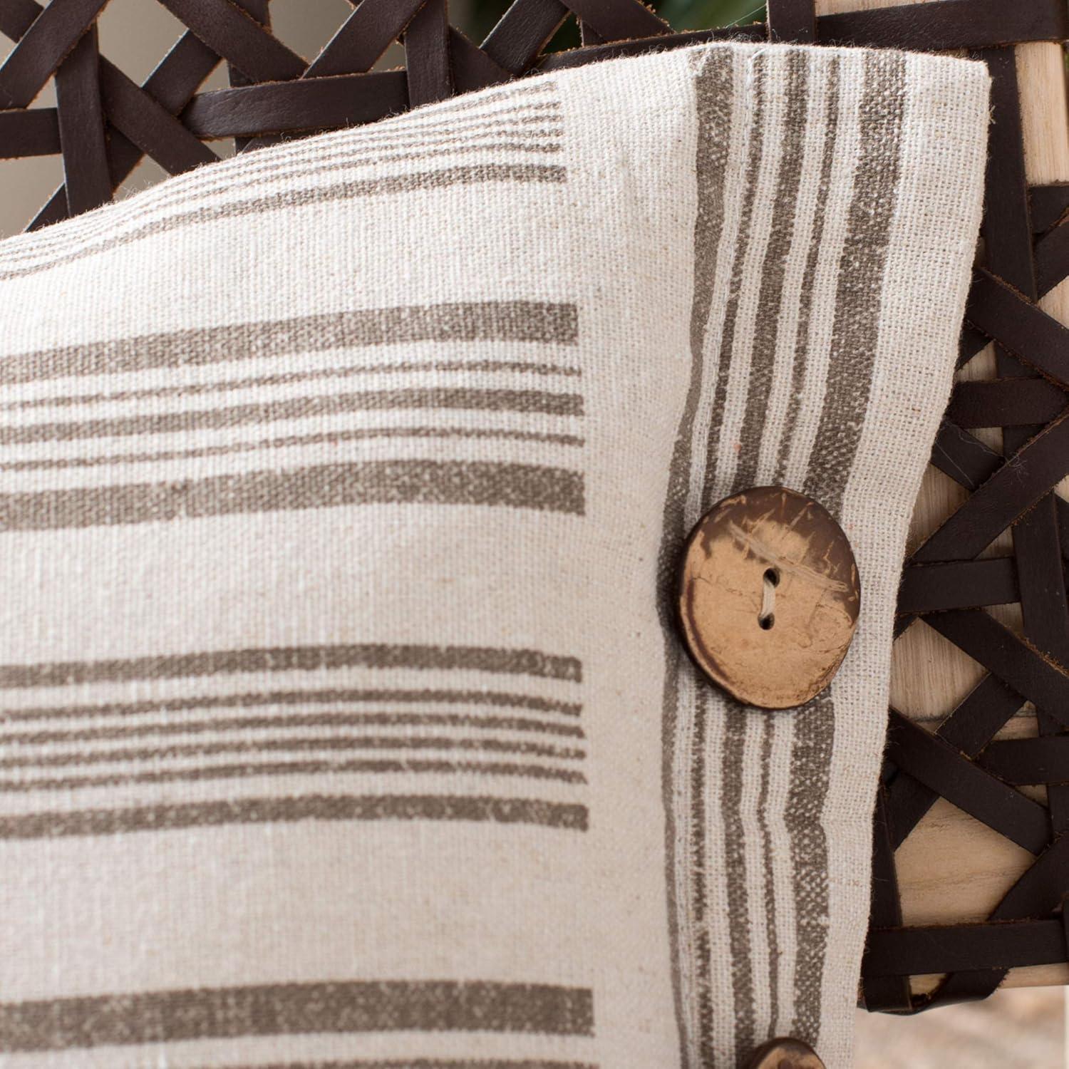 Buttons Throw Pillow
