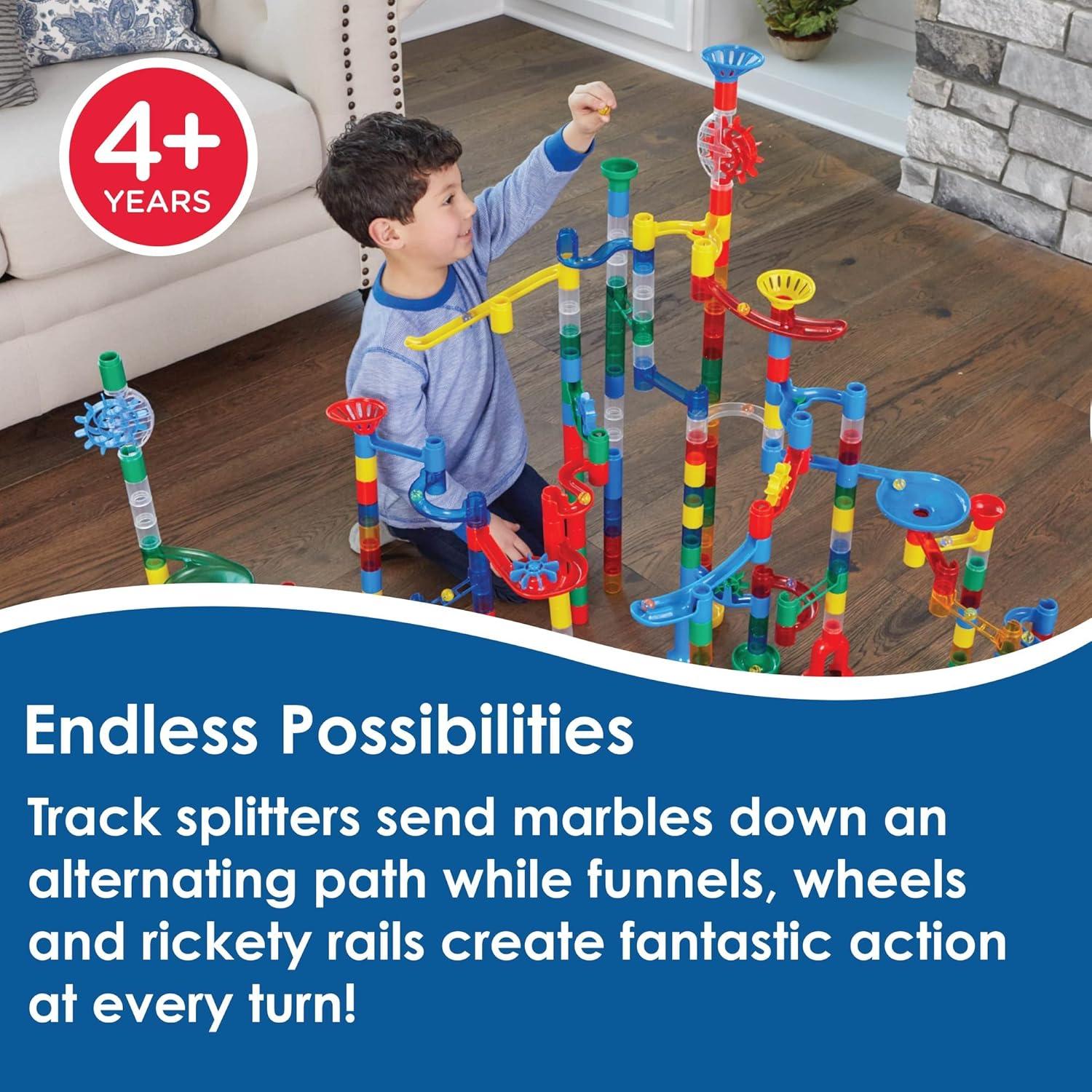 MindWare Mega Marble Run: 215-Piece Set - Building Toys