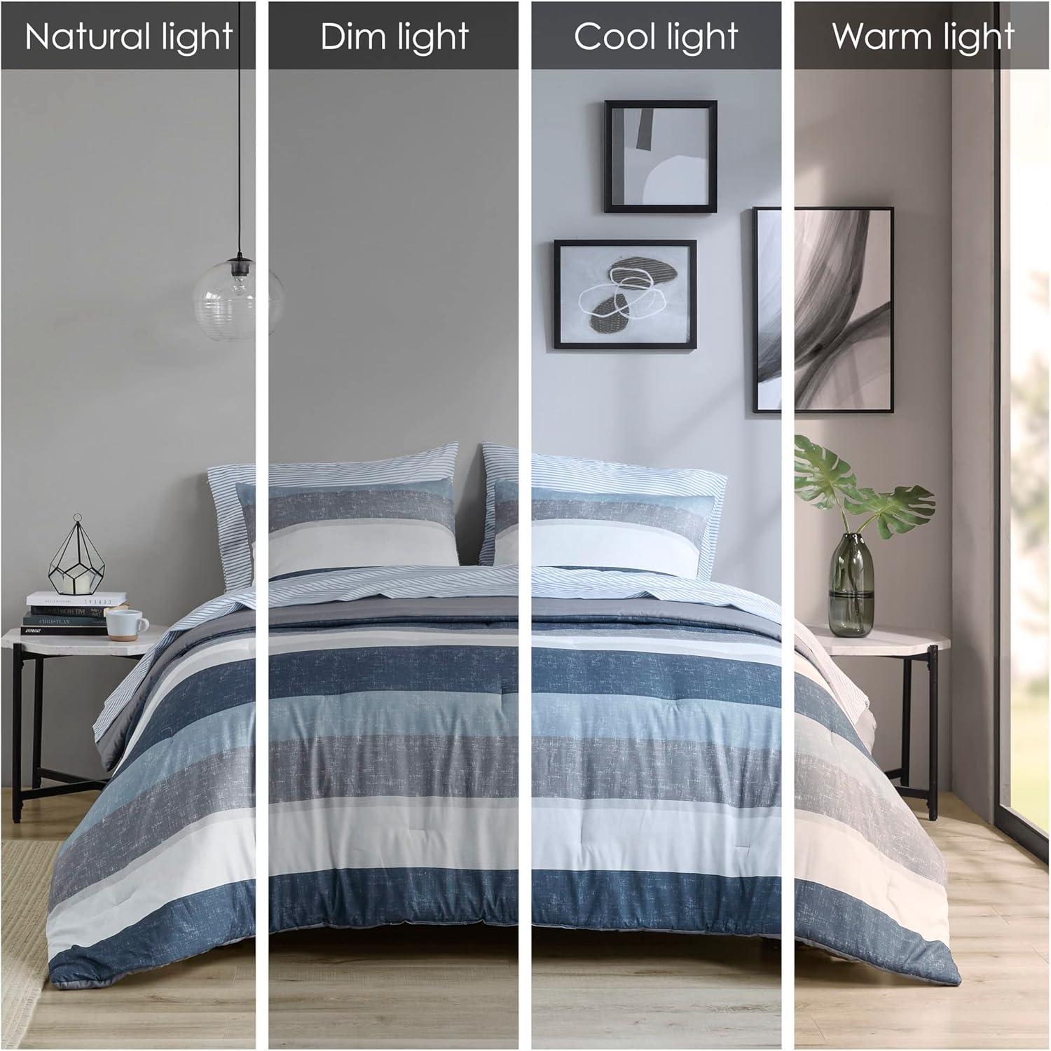 Madison Park Essentials Jaxon Comforter Set with Bed Sheets