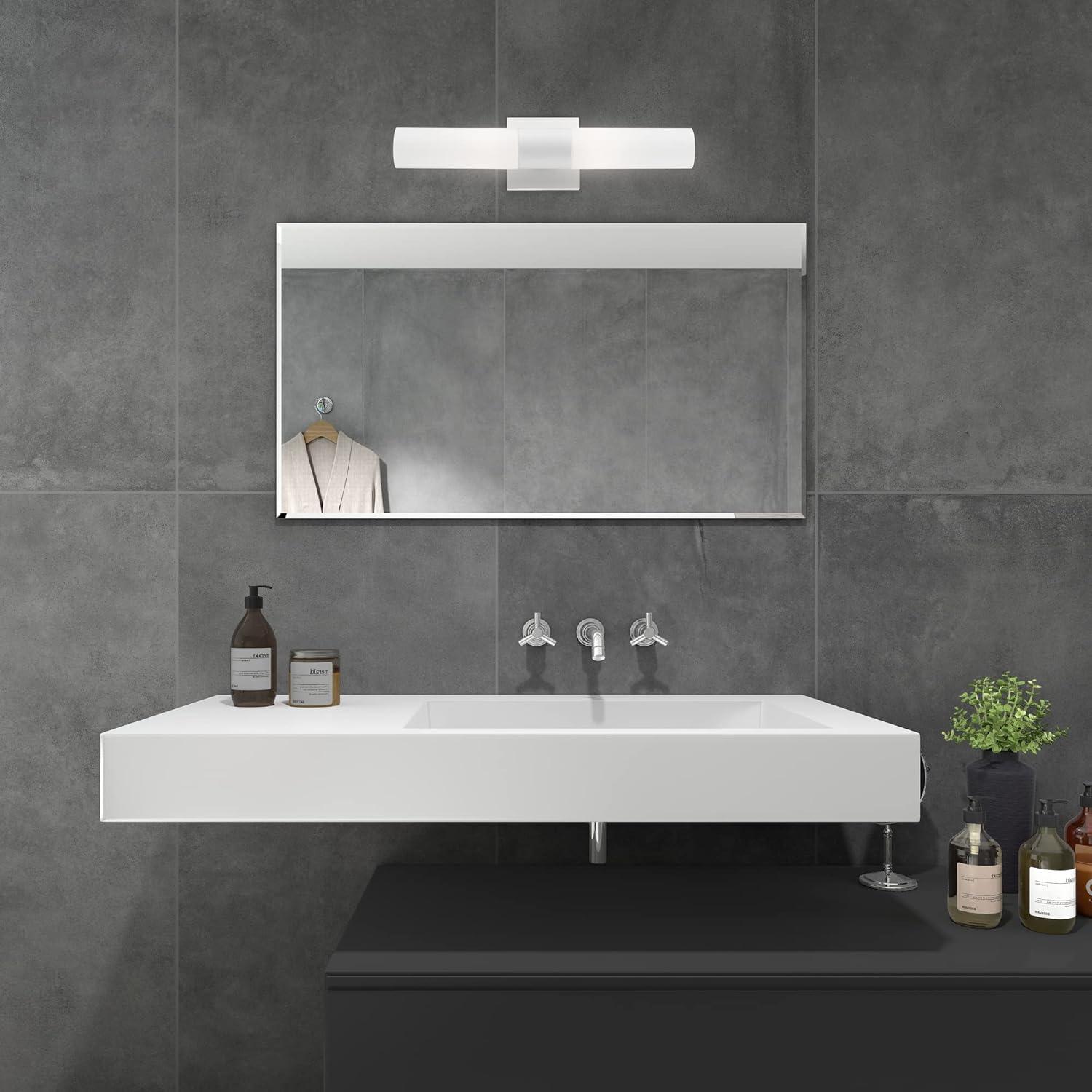 Livex Lighting Aero 2 - Light Vanity in White/Brushed Nickel