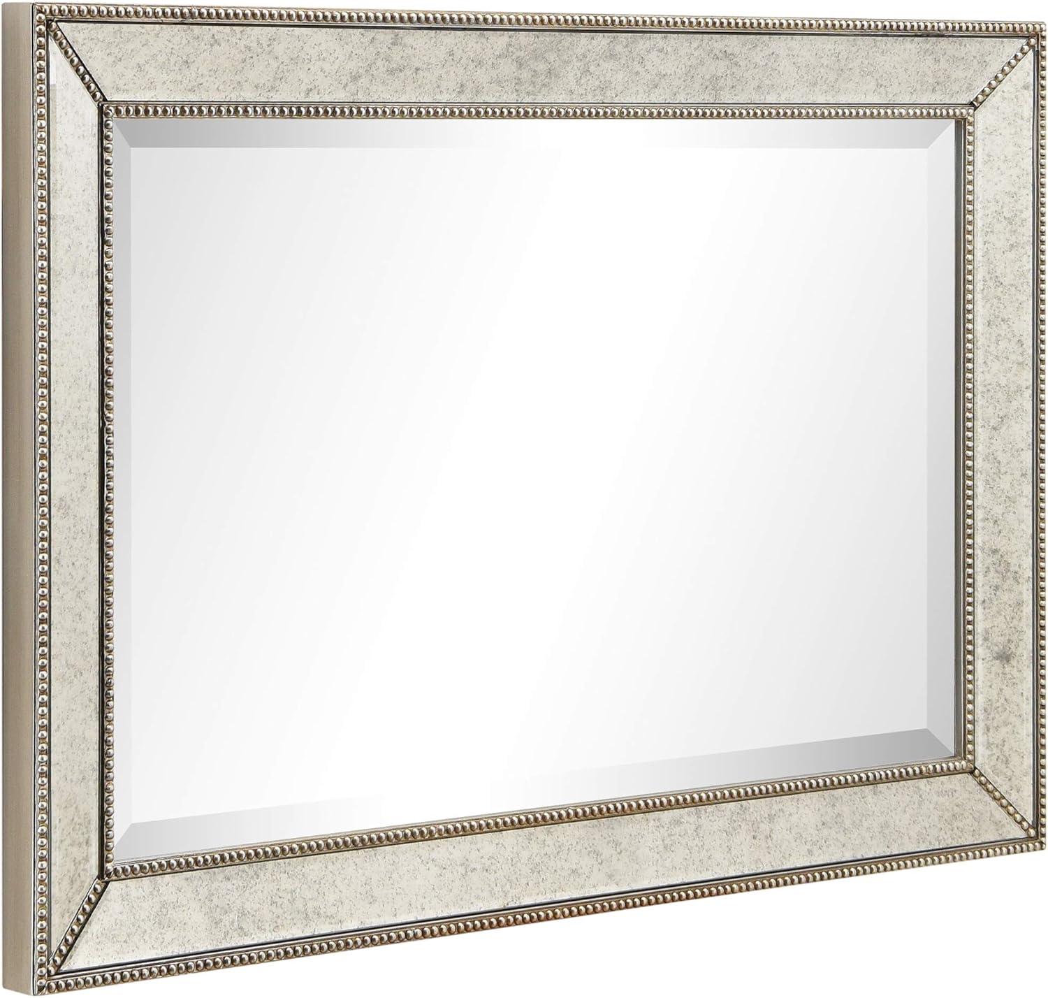 Champagne Bead Embossed Full Length Wall Mirror