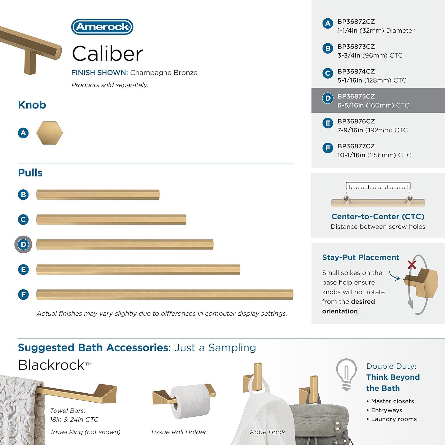 Caliber 6 5/16" Center To Center Bar Pull