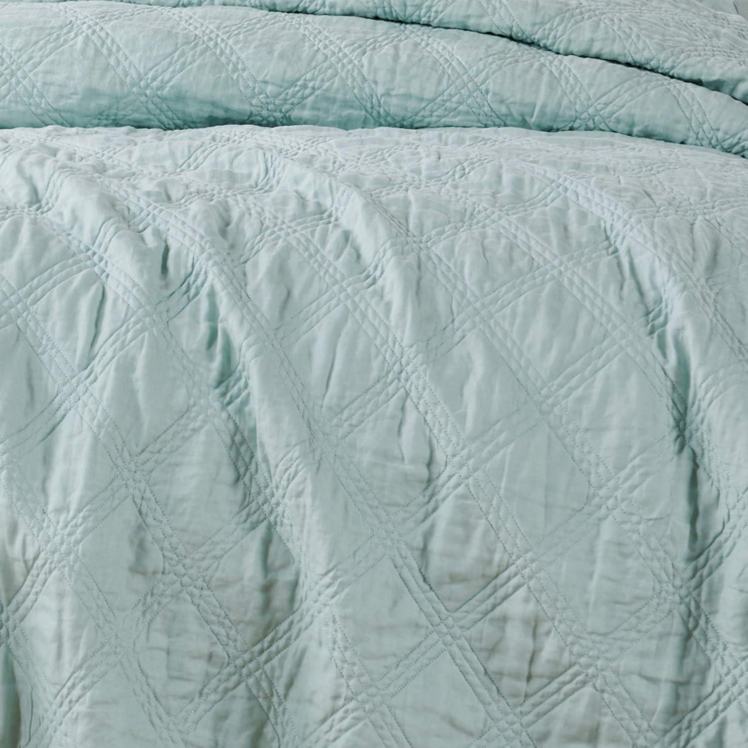 Linen Front/Cotton Back Quilt - Levtex Home