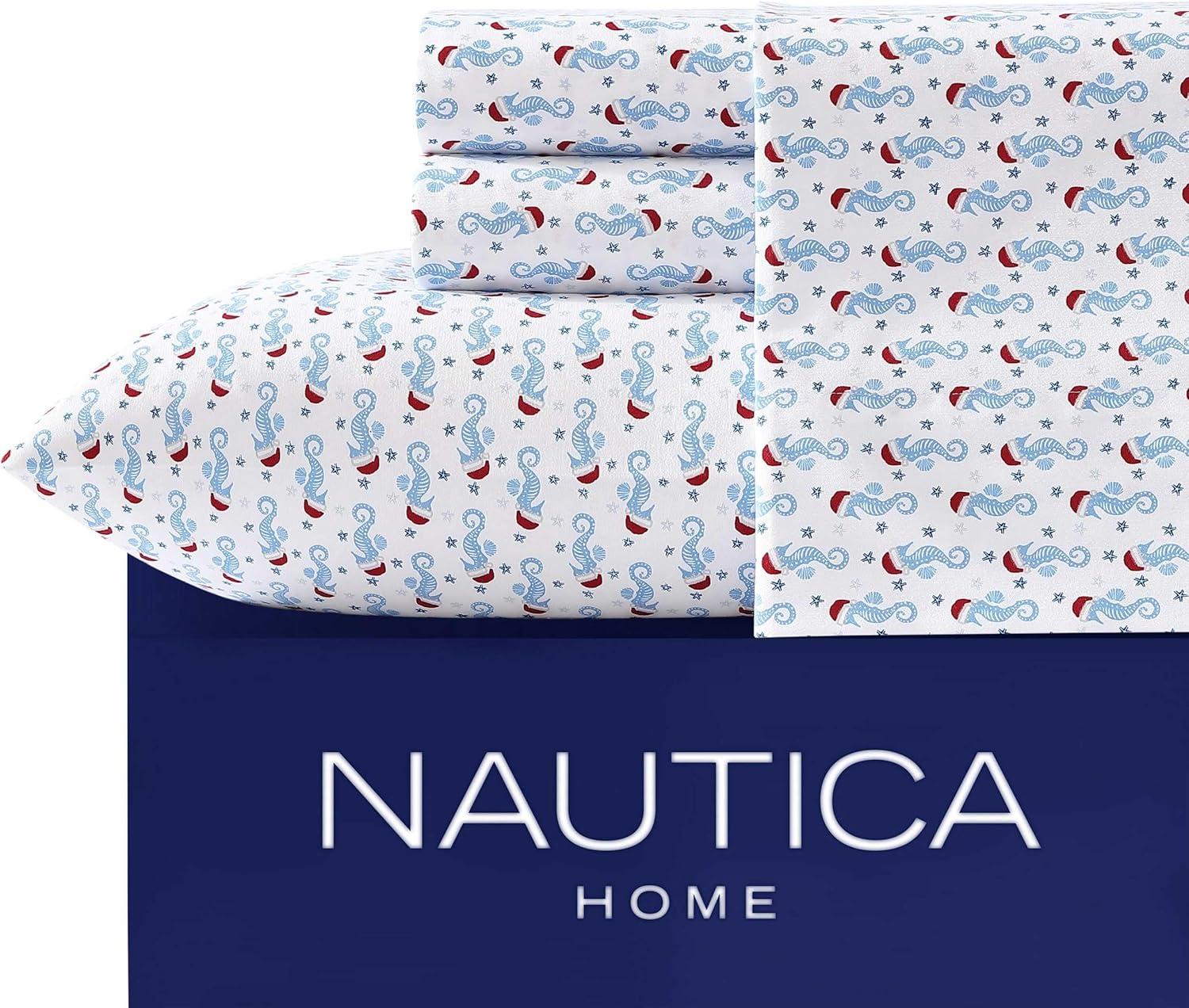 Nautica Nautica Cozy Brushed Flannel Printed Sheet Sets