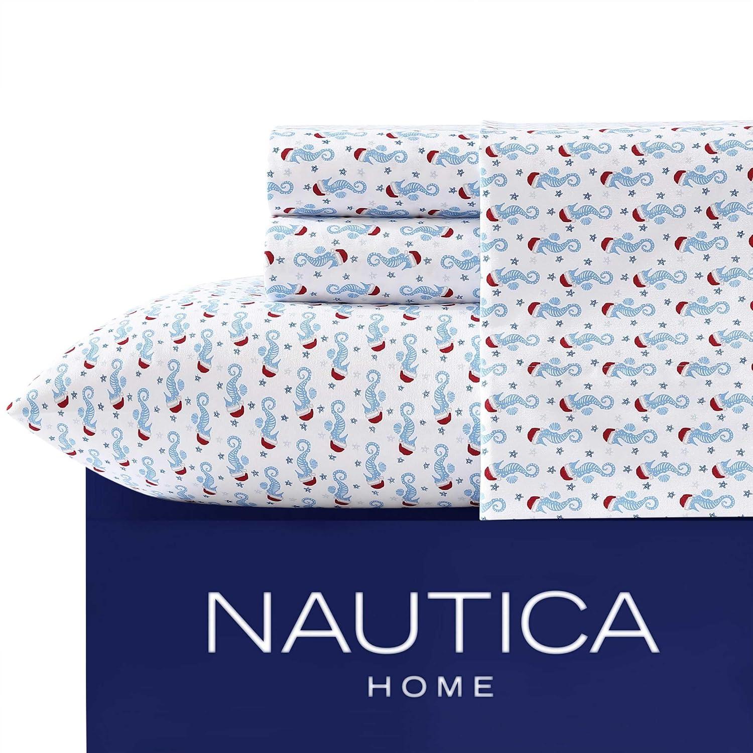 Nautica Nautica Cozy Brushed Flannel Printed Sheet Sets