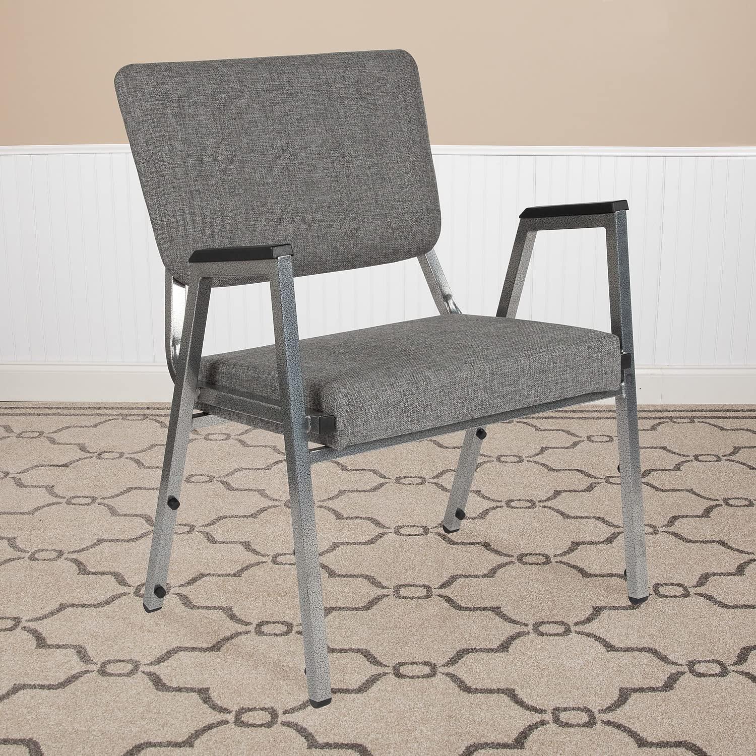 Flash Furniture Adeline 1000 lb. Rated Antimicrobial Bariatric medical Reception Chair