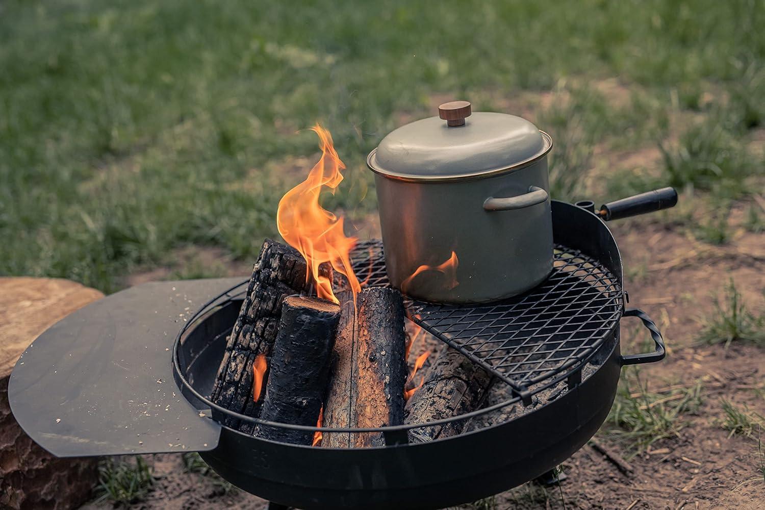Barebones Enamel Stock Pot, Slate Gray, 960 Ounces