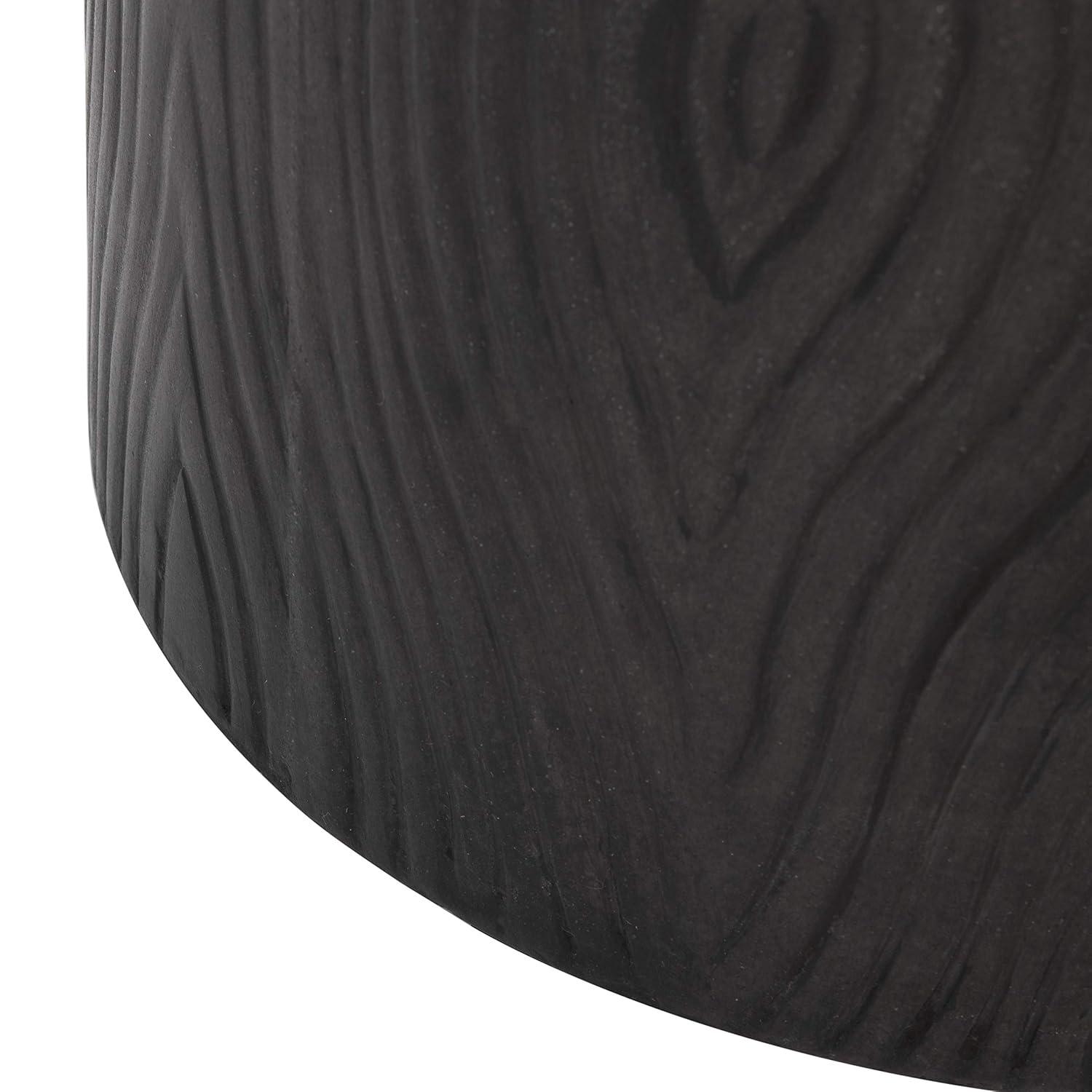 Trunk Accent Stool - Indoor/Outdoor - VNN1004 - Black - Safavieh