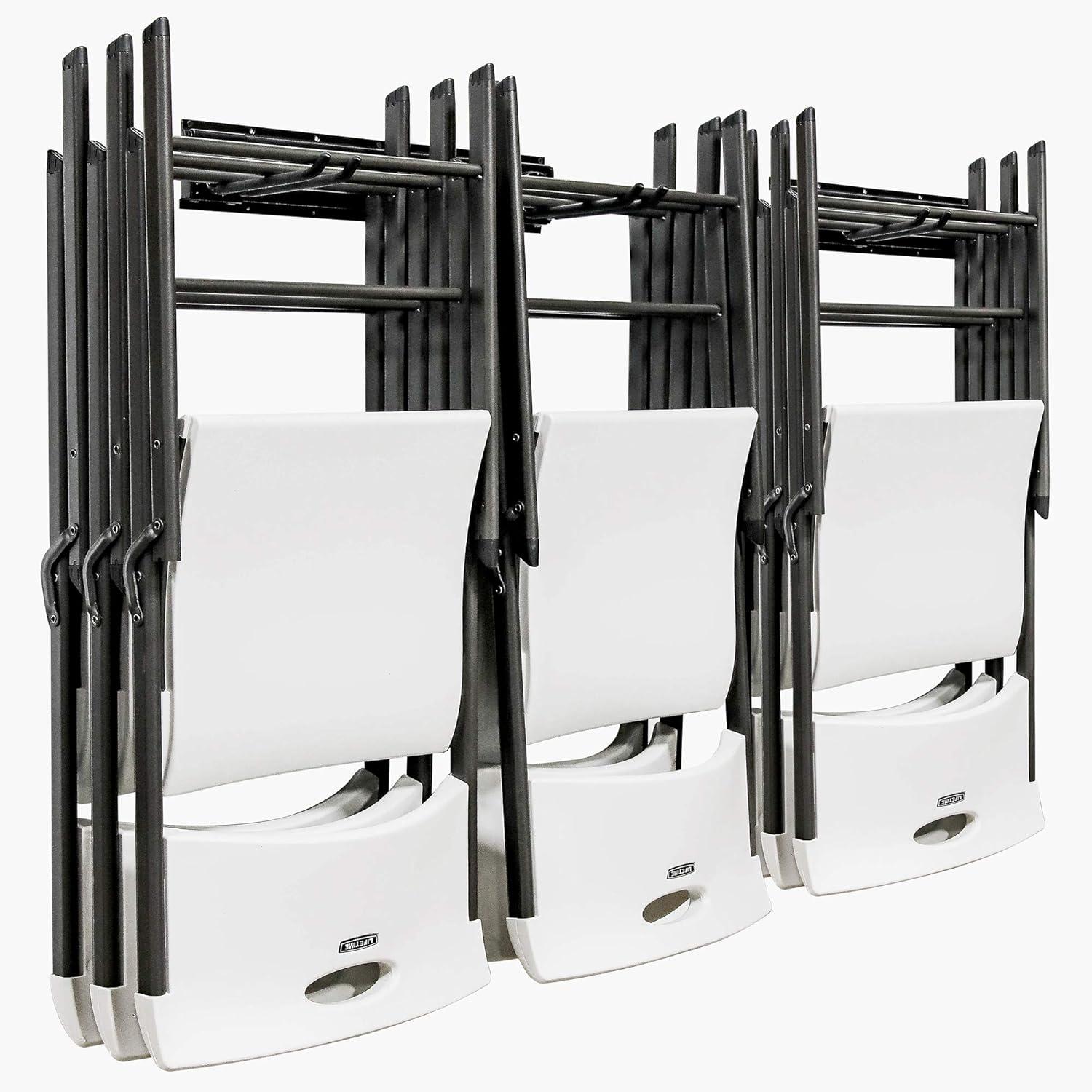 RaxGo Folding Chair Rack, Wall-Mounted Storage Hanger Racks for Home