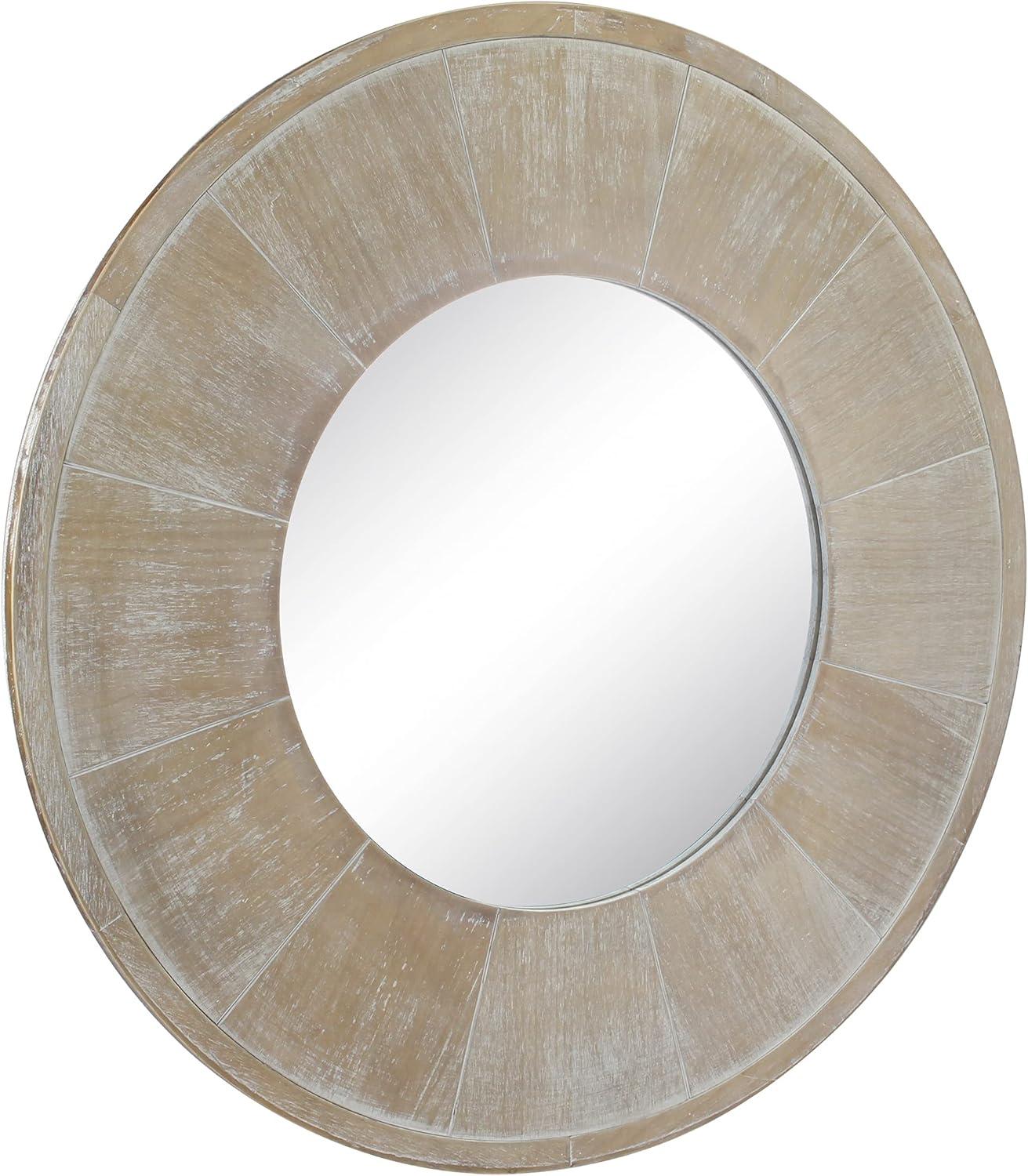 27" Round Rustic Mirror - Stonebriar Collection