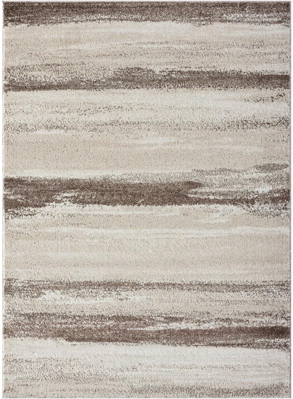 Luxe Weavers Abstract Stripe Area Rug