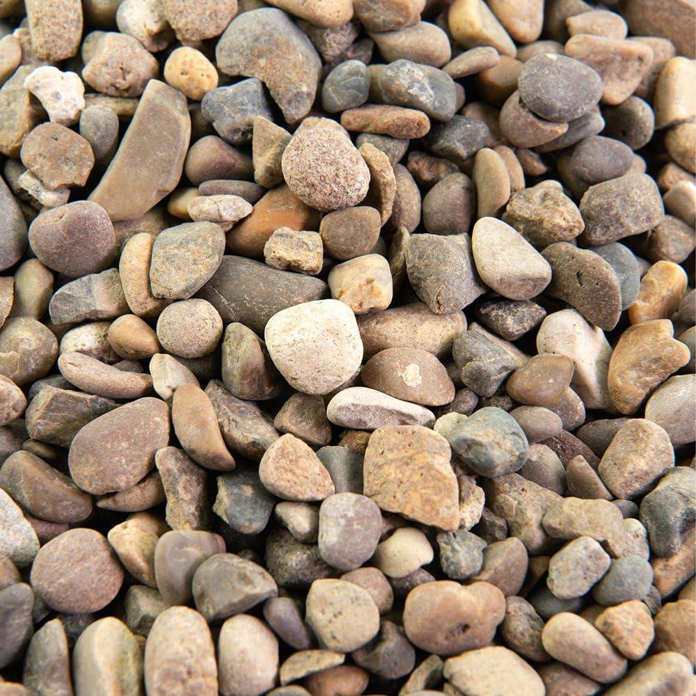 Landscape Rock & Pea Gravel, Decorative Garden Stones for Landscaping 3/8"