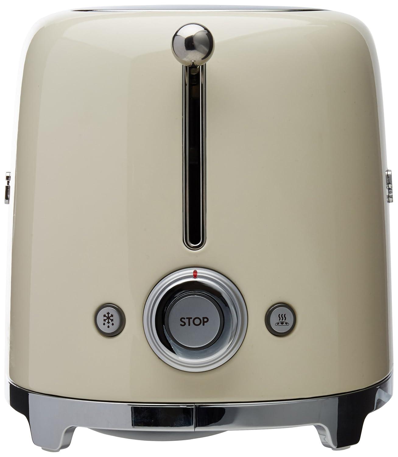 SMEG Cream 4-Slice Toaster