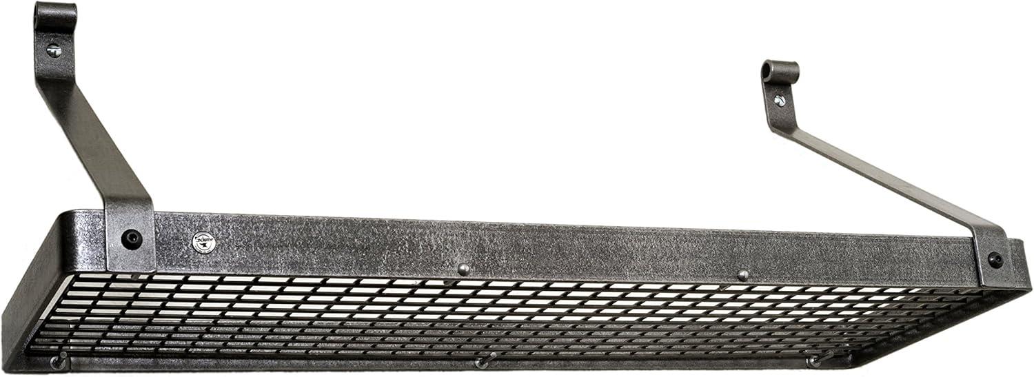 Enclume 30" Hammered Steel Gourmet Bookshelf Rack