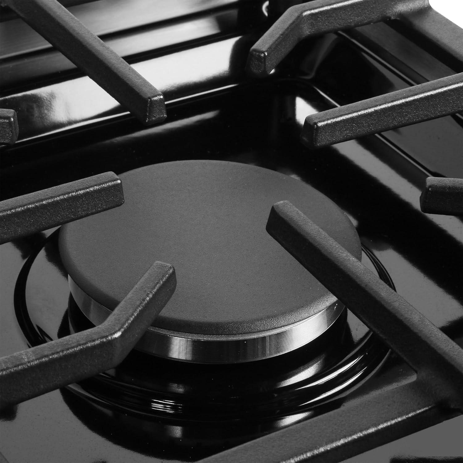 Cosmo Cosmo 36 in. Lumin Collection 6.0 cu. ft. Gas Range with 6 Sealed Gas Burners and Convection Oven in Stainless Steel COS-GRC366KB