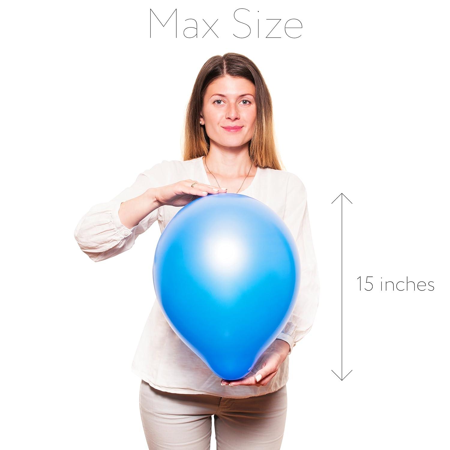 Dusico® Balloons Rainbow Set (100 Pack) 12 Inches, Assorted Bright Colors, Made With Strong Multicolored Latex, For Helium Or Air Use. Kids Birthday Party Decoration AccessoryS301