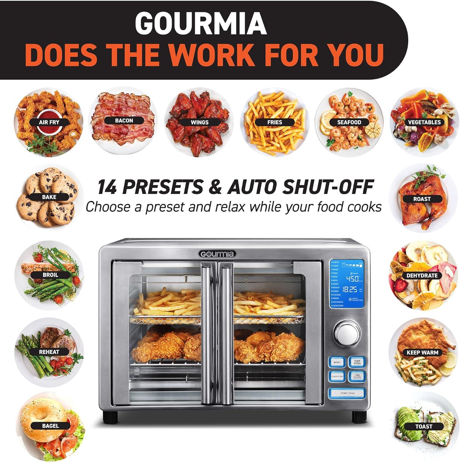 Gourmia GTF7520 Toast Oven Air Fryer