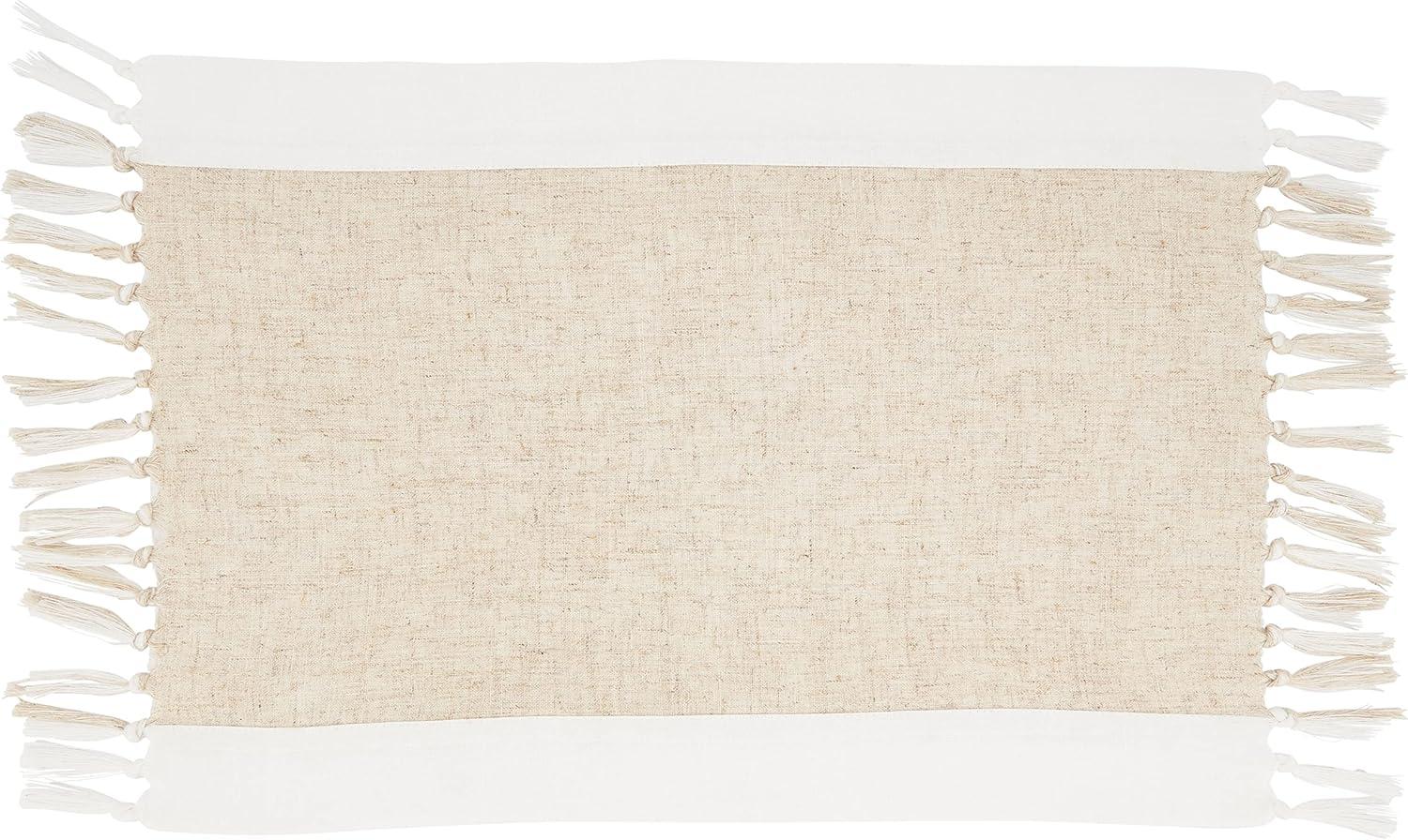 Saro Bridger Collection Polyester No Pattern Rectangle Placemat (Set of 4)