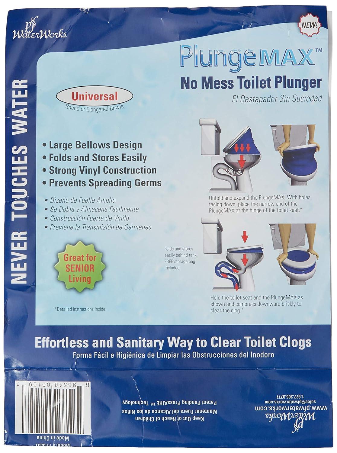 PlungeMAX Toilet Plunger 24 in. D