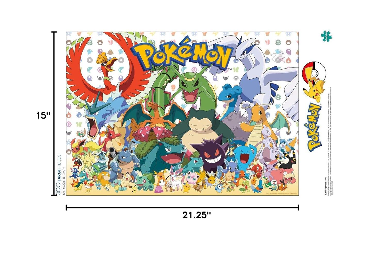 Buffalo Games Pokemon Jigsaw Puzzle, 300 Piece
