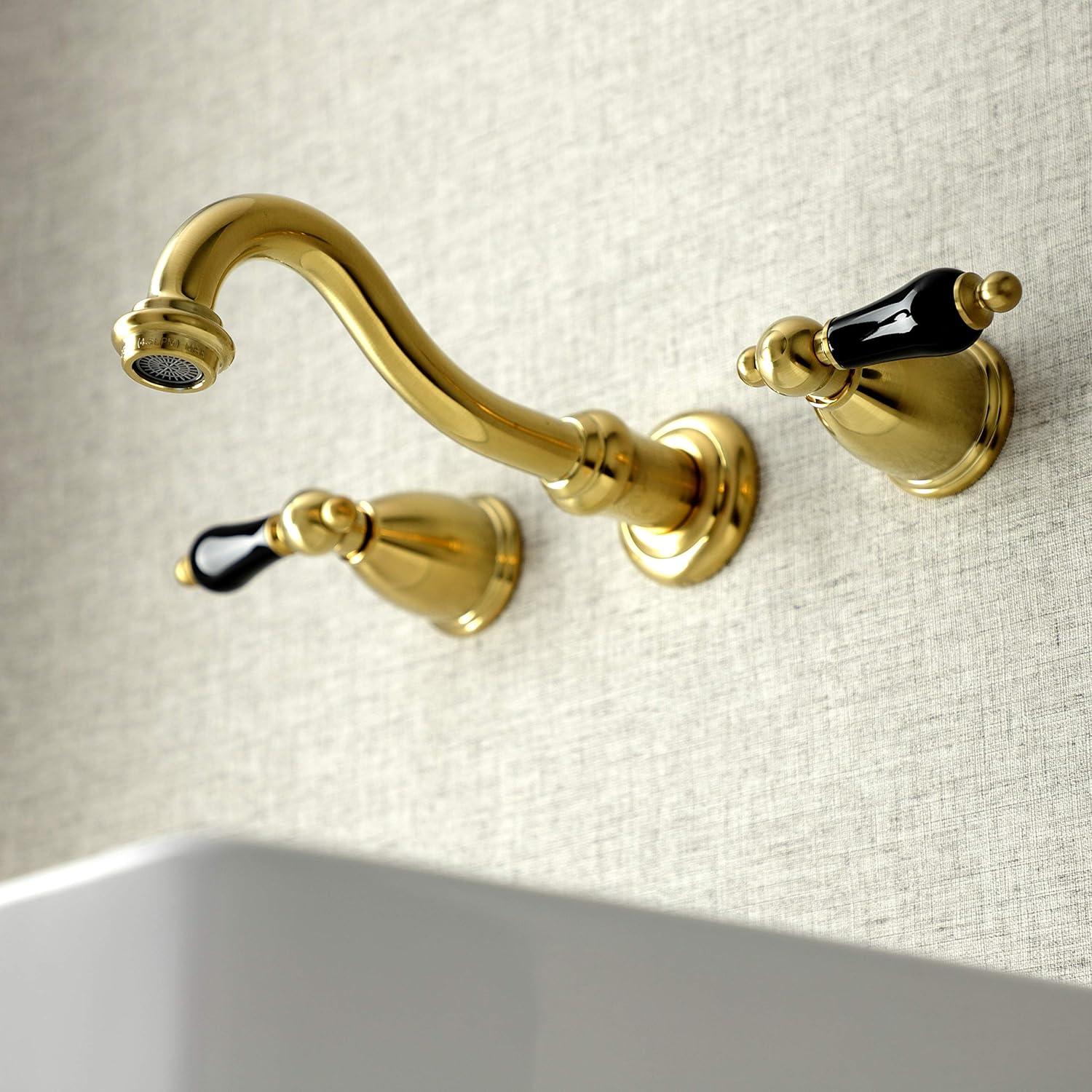 Kingston Brass Duchess Two-Handle Wall Mount Bathroom Faucet