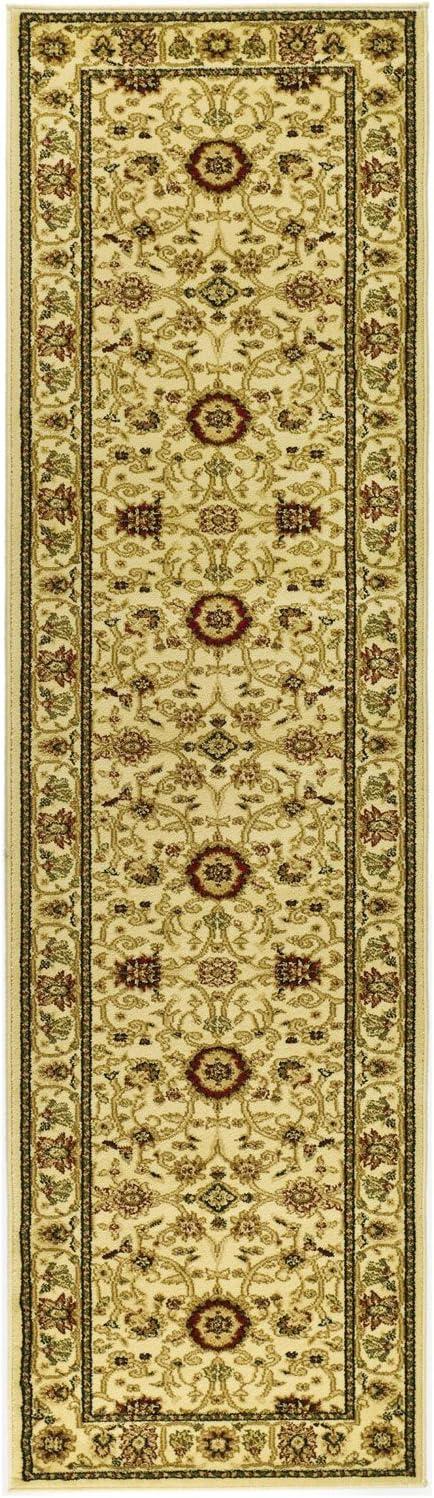 Lyndhurst LNH212 Power Loomed Area Rug - Ivory/Ivory - 6'x9' - Safavieh