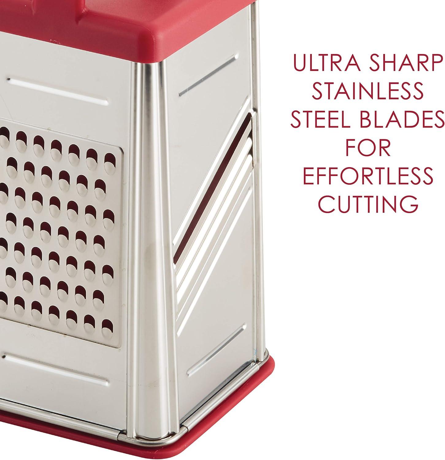 Rachael Ray Tools & Gadgets Box Grater, Red