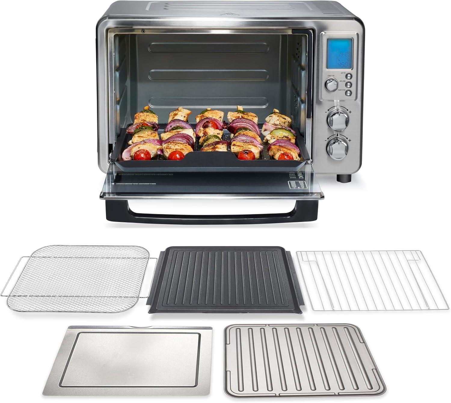 Stainless Steel 4-Slice Convection Broiler Toaster Oven